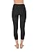 90 Degree By Reflex Cotton Super High Waist Ankle Length Compression Leggings with Elastic Free Waistband
