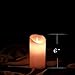 Etronic  Real Wax 3D Dancing Flame Flickering Flameless Battery Powered LED Pillar Dripless Motion Candle, 3