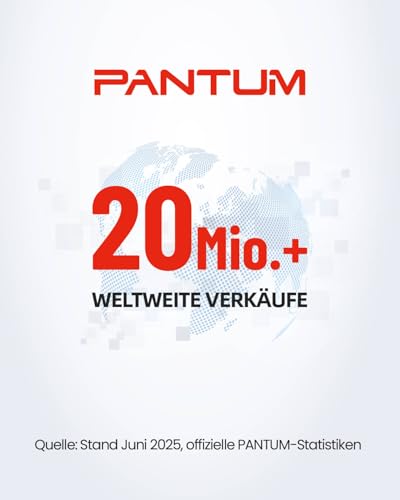 PANTUM P2502W Laser Printer Black White WLAN Printer AirPrint Small for Families, Schools and Offices