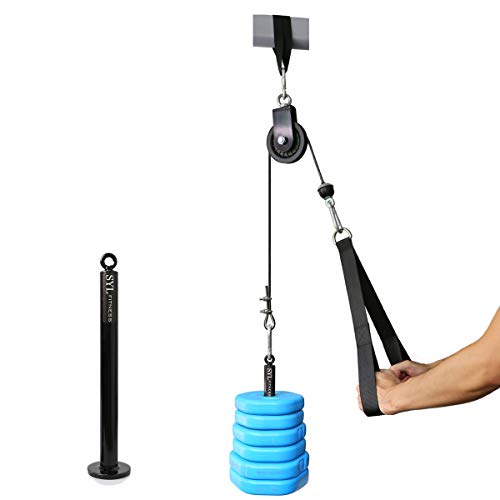 SYL-Fitness-LAT-Pulley-System-Cable-Machine-Attachment-with-Loading-Pin-for-Pull-Down-Crossover-DIY-Garage-Gym-Equipments