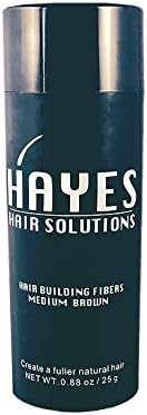 Hayes Hair Solutions Fibers for Thinning Hair Medium Brown