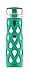 Ello Gemma Glass Kids Water Bottle with Silicone Sleeve, 22oz, Mint