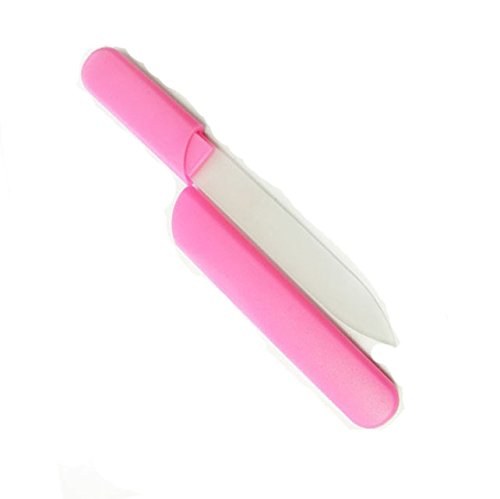 Crystal Glass, Genuine Czech 5 Inch Nail File in Pink Hard Case