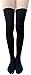 AM Landen Mock Thigh High/Mock Garter/Printed Tights/Tatoo Pantyhose (1-Nude/Black)