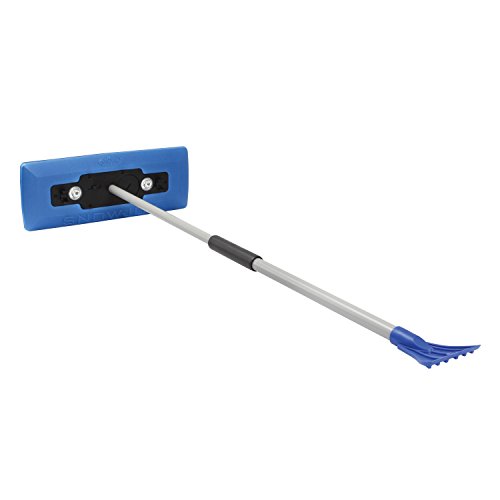 image for Snow Joe SJBLZD-LED-RM Illum-n-LED Lighted 4-in-1 Snow Broom Plus Ice 