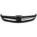 Evan Fischer Grille Assembly Compatible With 2004-2005 Honda Civic Painted Black Plastic Sedan