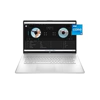 HP 17-inch Laptop, 11th Generation Intel Core i5-1135G7, Intel Iris Xe Graphics, 8 GB RAM, 512 GB SSD, Windows 11 Home (17-cn0025nr,Natural Silver)