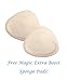 Mystiqueshapes Genie Sports Seamless Bra w/Removable pads, Free Magic Boost Pads and Travel Pouch(XXL, 3-Pack (White-Nude-Black))