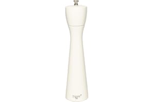 Fletchers' Mill Tronco Salt Mill, White - 10 Inch, Adjustable Coarseness Fine to Coarse, MADE IN U.S.A.