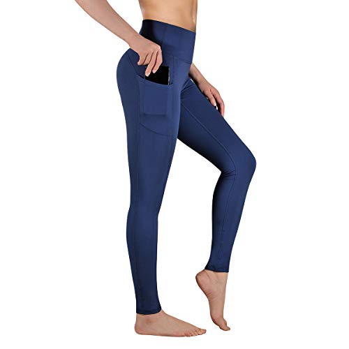 Occffy High Waist Yoga Pants for Women with Pockets Tummy Control