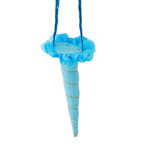 CH Shiny Unicorn Horn Glitter Elastic Headband Spiral Unicorn Horn Cosplay - Image 3