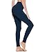 BALEAF Women’s Yoga Leggings High Waisted Tummy Control Pants Non See-Through Fabric Denim Blue Size XLthumb 1