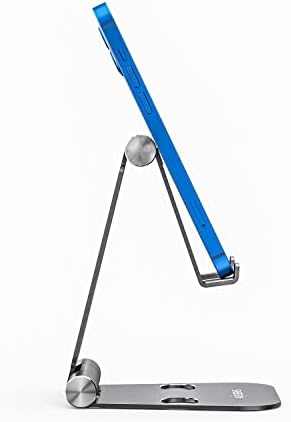 MS2PXL-094 Soporte TAMAÑO XL DE SOBREMESA Ajustable (2 PIVOTES) para TELEFONO/Tablet, Gris