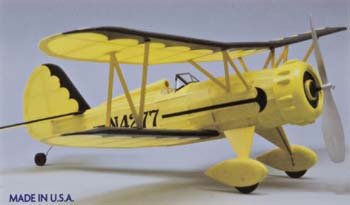 Waco YMF5 Rubber Pwd. Airplane Laser Cut Kit 18" Wingspan Dumas