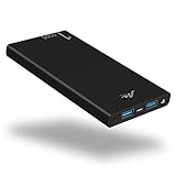 10000mAh Cell Phone External Battery Pack, Portable Phone Charger Power Bank 5V 2.1A Mobile Phone Charger Compatible with iPhone 6/6s/7/8/X/XS/XR iPad and Other Smart Devices, Black