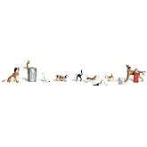 Woodland Scenics Dogs &amp; Cats HO Scale