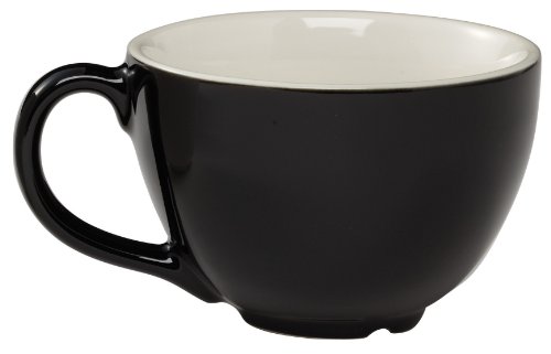 Rattleware 6-Ounce Cremaware Cup, Black, 6-Pack