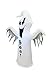 4 Foot Tall Halloween Inflatable Ghost LED Lights Decor Outdoor Indoor Holiday Decorations, Blow up Lighted Yard Lawn Decor Home Family Outside