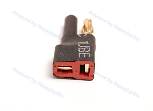 Pack(5) 4MM Bullet Connector to Female T-Plug Adapter for RC Turnigy Zippy HXT