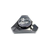 WeFidget ELECTROPLATED Mini Hand Spinner Designs, Insane Spin Times, Super Discrete, Premium Finishes, Replaceable Bearings, Travel Case Included, Obsidian Black