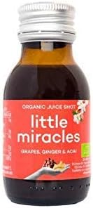Little Miracles Fruit Shots Grape-Ginger-Acai 60ml (Pack of 12)
