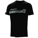 Lamborghini Squadra Corse Pilota Black Tee Shirt