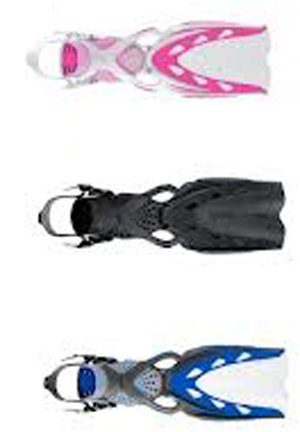 Mares X-Stream Open Heel Scuba Diving Efficient Fins (Pink/White, Small(M 6-9/W 7-10))