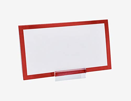 Tented Place Cards - 50 pack - Folded Place Cards are ideal as Wedding Place Cards, Buffet food label, Banquet tables, Cocktail Parties, and Much More!. Made of 14 pt. Matte Card Stock.