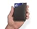 Modern Carry Leather Minimal Card Holder, Minimalist Wallet for Men & Women, Thin Credit Card Holder, Small Business Card Holder, Card Holder Wallet, Front Pocket Card Wallet - Magnum (Brown)