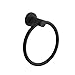 BGL 304 Stainless Steel Towel Ring Hanging Round Simple Black Towel Circular Holder