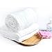 Lucear Muslin Cotton White Baby Bath Towels with Hood and Waistband Also for Baby Blanket