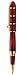 Xezo “Eternal Flame” Hand-Enameled Solid Brass Serialized Fine Rollerball Pen, 18-Karat Gold Plated, Screw-on Cap