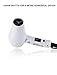 HTG 1000W Tourmaline Dual Voltage Travel Hair Dryer 120/240V With Folding Handle and Light Weight Hair Dryer Real 1000W Mini Hair Dryer Dual Voltage Folding Handle ALCI Plug Travel Blow Dryer (White)