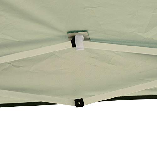 FDInspiration Green 9.8x9.8 FT Pop Up Gazebo Canopy Party Tent Foldable Design Shelter Outdoor Sun Shade w/Storage Bag with Ebook