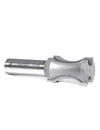 Amana Herramienta 51580 convexa con punta de carburo ribete 23 32 R X 13 16 x 1   1 4 CH X 1 4 inch SHK Router Bit