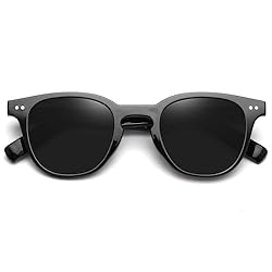 MEETSUN Vintage Round Polarized Sunglasses for
