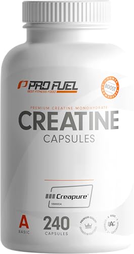 Creatin Kapseln 240x mit 850mg Creapure® Kreatin Monohydrat - hochwertiges Creatine Made in Germany - optimal hochdosiert mit 3000 mg reinem Creatin p