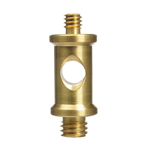 Promaster SHORT SPIGOT 1/4-20M TO 3/8M - BRASS