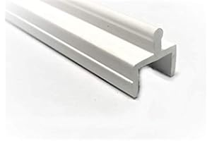 CBW DOORS Sliding Screen Track 96" White Vinyl