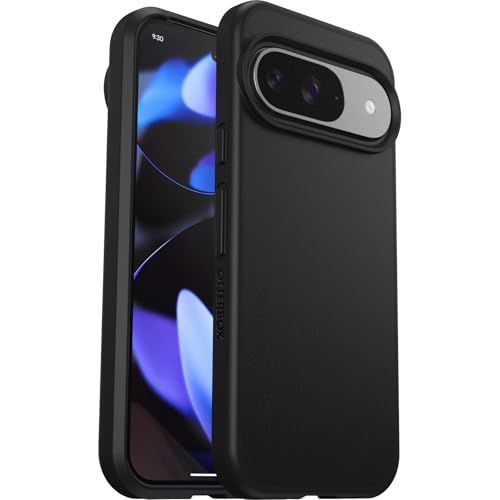 OtterBox React Series Hülle für Google Pixel 9/Pixel 9 Pro, stoßfest, sturzsicher, ultraschlank, schützende Hülle, Getestet nach Militärstandard, Schwarz