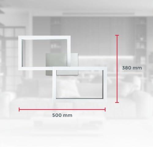 Lâmpada de teto LED com WiFi inteligente I App e comando remoto I ajustável CCT I RGB I controlo por voz Compatível com iOS e Android