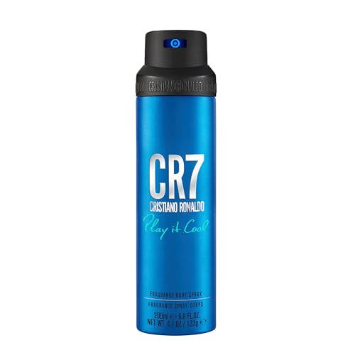 Cristiano Ronaldo CR7 Play It Cool Set de Regalo - Perfume Casual para Hombres - Spray Corporal y Gel de Ducha Revitalizante con Aroma Fresco - 3 pz