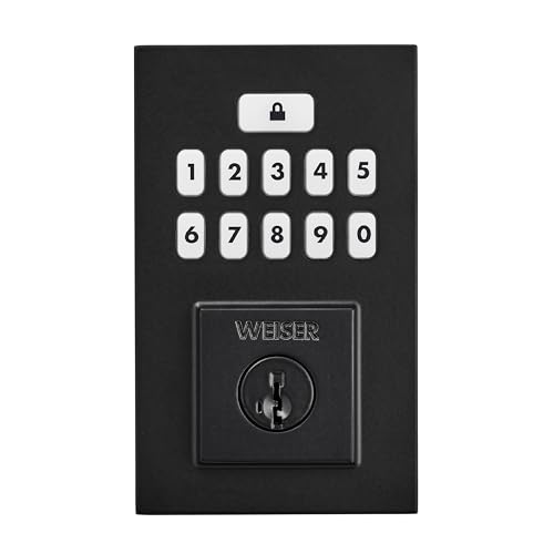 SMARTCODE ELECTRONIC KEYPAD DEADBOLT – MATTE BLACK