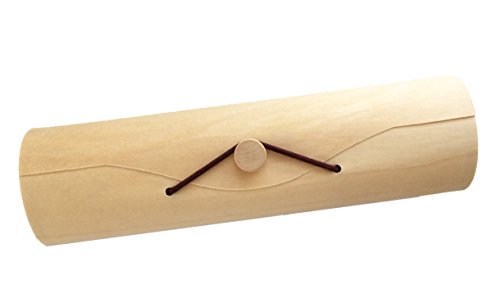 Natural Wood Box Tube Case for Organization Storage of Make Up Pencils Brushes Nail Manicure Art First Aid Potpourri Medical Supplies Presentation Gift Box