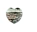 Picasso Jasper Stone Puffed Heart Shaped Rock