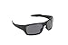 Oakley Mens OO9263 Turbine Rectangular Sunglasses, Matte Black/Grey Polarized, 65 mm