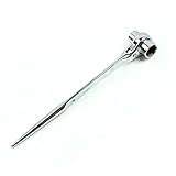 Estone Hexagon Scaffold Podger Ratchet Spanner Ratcheting Socket Wrench Tool 19mm/22mm (Chrome)