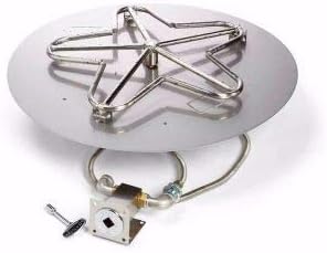 Amazon Com Hpc Fire 8 Flat Round Match Lit Fire Pit Insert W 6