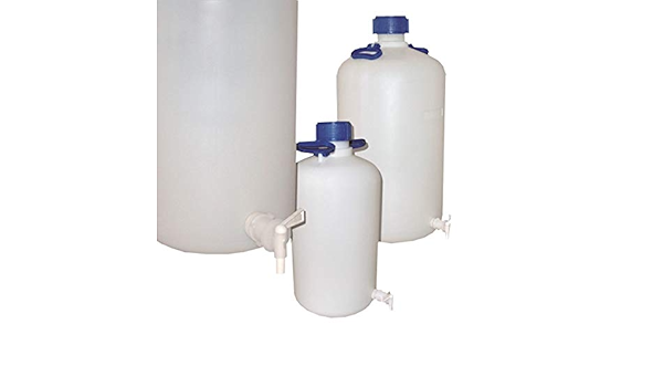 Kartell LABWARE 1662 Bidón Redondo con Grifo, HDPE, 10L ...