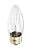 Philips 424283 Halogen B11 60 Watt Equivalent Blunt Tip Candle Standard Base Light Bulb, 12-Pack